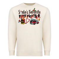 Sandshell Santa's Favorite Firefighter Premium Sweatshirt - LillyAllenDesigns
