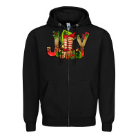 Black joy christmas with elf bbs Zipper Hoodie - BundleAndBundleShop