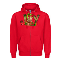 Red joy christmas with elf bbs Zipper Hoodie - BundleAndBundleShop