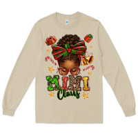 Mushroom mimi claus afro messy bun Long Sleeve Tee - texasbilliewilder
