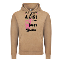 Vintage Coffee Just A Girl Who Loves Llamas I Love Llamas Vintage Hoodie - Bettercallsaul