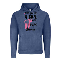 Vintage Denim Just A Girl Who Loves Llamas I Love Llamas Vintage Hoodie - Bettercallsaul