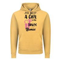 Vintage Mustard Just A Girl Who Loves Llamas I Love Llamas Vintage Hoodie - Bettercallsaul