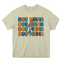 Mossy boy mama lightning bolt Heavy Core Tee - MaliasSmallBusiness