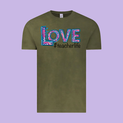Love Teacher Life Vintage Tee Designed By Bettercallsaul