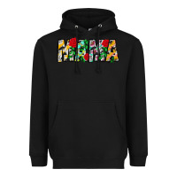 Black floral animal print mama Heavyweight Hoodie - CowhideDigitalArt