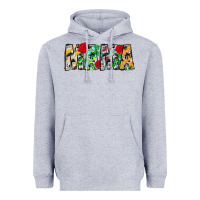 Heather Grey floral animal print mama Heavyweight Hoodie - CowhideDigitalArt
