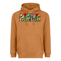 Meerkat floral animal print mama Heavyweight Hoodie - CowhideDigitalArt