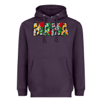 Plum floral animal print mama Heavyweight Hoodie - CowhideDigitalArt