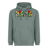 Sage floral animal print mama Heavyweight Hoodie - CowhideDigitalArt