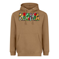 Toasted Coconut floral animal print mama Heavyweight Hoodie - CowhideDigitalArt