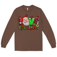 Chestnut love christmas santa Long Sleeve Tee - texasbilliewilder