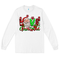 White love christmas santa Long Sleeve Tee - texasbilliewilder