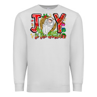 Dove Grey joy to the world Premium Sweatshirt - CowhideDigitalArt