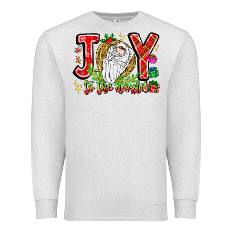 Joy To The World Premium Sweatshirt by CowhideDigitalArt | Teevron