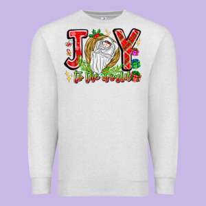 Joy To The World Premium Sweatshirt Designed By Cowhidedigitalart