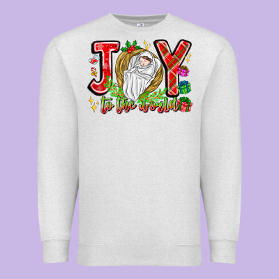 Joy To The World Premium Sweatshirt Designed By Cowhidedigitalart