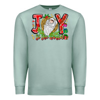 Seafoam joy to the world Premium Sweatshirt - CowhideDigitalArt