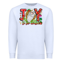 White joy to the world Premium Sweatshirt - CowhideDigitalArt