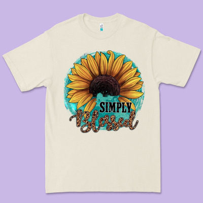 Simply Blessed Premium Tee Designed By Jahusdesignshop