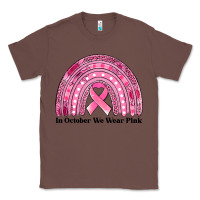 Chestnut in october we wear pink breast cancer awareness rainbow Classic Tee - Jasminsmagicworld