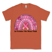 Copper in october we wear pink breast cancer awareness rainbow Classic Tee - Jasminsmagicworld