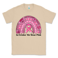 Mushroom in october we wear pink breast cancer awareness rainbow Classic Tee - Jasminsmagicworld