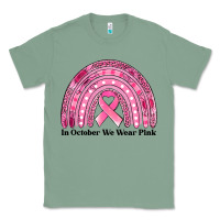 Sage in october we wear pink breast cancer awareness rainbow Classic Tee - Jasminsmagicworld
