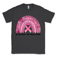 Smoke in october we wear pink breast cancer awareness rainbow Classic Tee - Jasminsmagicworld