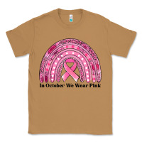 Toasted Coconut in october we wear pink breast cancer awareness rainbow Classic Tee - Jasminsmagicworld