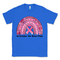 True Royal in october we wear pink breast cancer awareness rainbow Classic Tee - Jasminsmagicworld