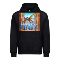 Black dinosaur pterodactyl Urban Hoodie - Artiststas