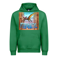 Emerald dinosaur pterodactyl Urban Hoodie - Artiststas