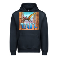 Navy dinosaur pterodactyl Urban Hoodie - Artiststas