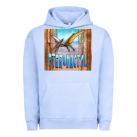 Pigment Grape Ice dinosaur pterodactyl Urban Hoodie - Artiststas