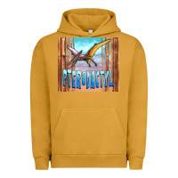 Pigment Peanut Butter dinosaur pterodactyl Urban Hoodie - Artiststas