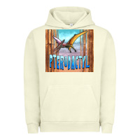 Pigment Pistachio dinosaur pterodactyl Urban Hoodie - Artiststas
