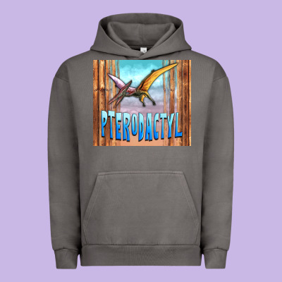 Dinosaur Pterodactyl Urban Hoodie Designed By Artiststas