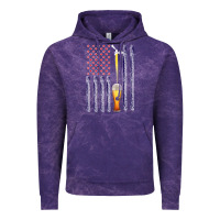 Cloud Purple American Flag Beer Vintage Hoodie - Bettercallsaul