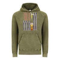 Vintage Olive American Flag Beer Vintage Hoodie - Bettercallsaul
