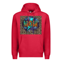 Cardinal Leopard mom Premium Hoodie - FaDigitalArtStudio