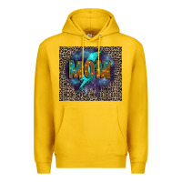 Lemon Leopard mom Premium Hoodie - FaDigitalArtStudio