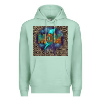 Seafoam Leopard mom Premium Hoodie - FaDigitalArtStudio