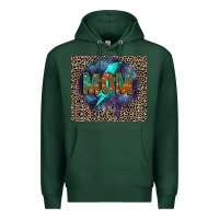 Sports Green Leopard mom Premium Hoodie - FaDigitalArtStudio