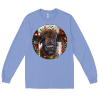 Colony Blue Western Christmas Calf Long Sleeve Tee - RanaPortraitStore