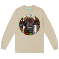 Mushroom Western Christmas Calf Long Sleeve Tee - RanaPortraitStore