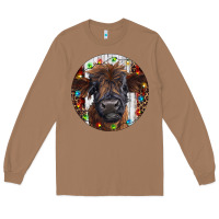 Toasted Coconut Western Christmas Calf Long Sleeve Tee - RanaPortraitStore