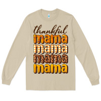Mushroom Thankful mama Long Sleeve Tee - NancyCooperArtShop