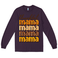 Plum Thankful mama Long Sleeve Tee - NancyCooperArtShop
