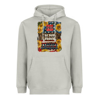 Moon Dust Western God Bless America 4th of July Heavyweight Hoodie - LillyAllenDesigns